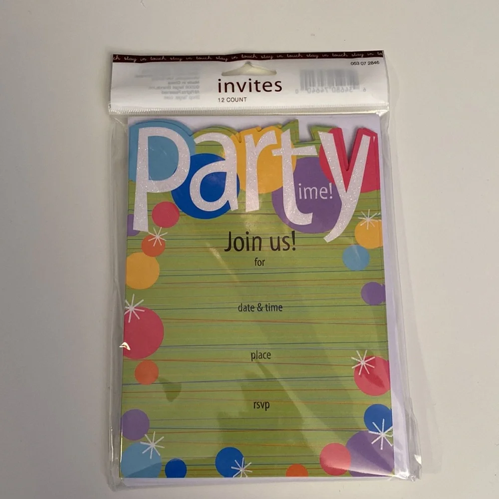 Ten (10) Party invitations 🎉🥳🎉🥳